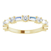 14K Yellow 3/4 CTW Natural Diamond Anniversary Band